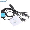 ABBREE 8 в 1 USB кабель для программирования BaoFeng UV-5R Motorola Yaesu Icomfor hyt Ham двухканальные рации автомобиля мобильное радио ► Фото 1/6