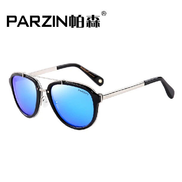 PARZIN, новинка, поляризационные солнцезащитные очки для женщин, ручная работа, женские солнцезащитные очки для вождения, модные очки, посылка, черный цвет, 9622 - Цвет линз: BLACK BLUE