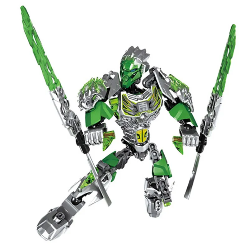 

XSZ 610-1 BionicleMask of Light Bionicle 71305 Lewa Jungle Keeper of the Grove Building Block Compatible With Legoings Bionicle