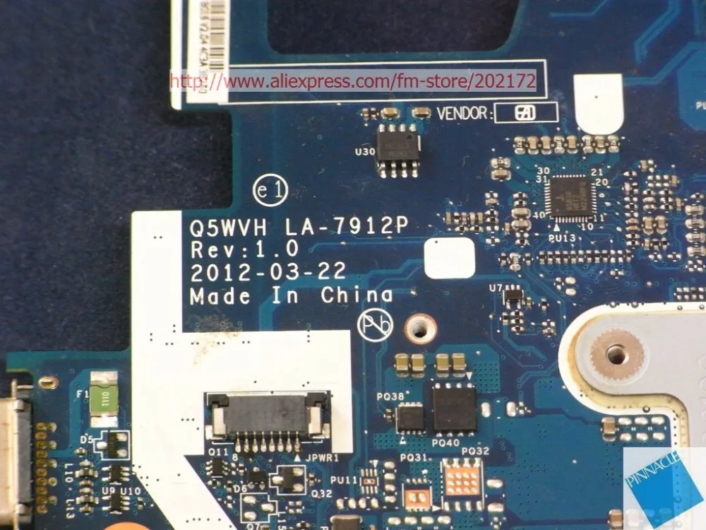 Motherboard para Packard Bell Easynote Te11 Tv11-hc Tv43-hc Tv44-hc Tv44-hr La7912p Q5wv1 Ub6 100 Nbc0a11001 - Imagem 6
