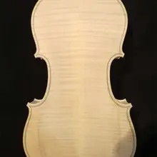 Ручная работа цельная деревянная незавершенная скрипка 4/4, whtie скрипка#10095