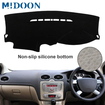 

MIDOON Car Dashboard Cover Silicone Non-Slip For Ford Focus 3 MK3 2012 2013 2014 2015 2016 2017 2018 Carpet DashMat Sun Shade
