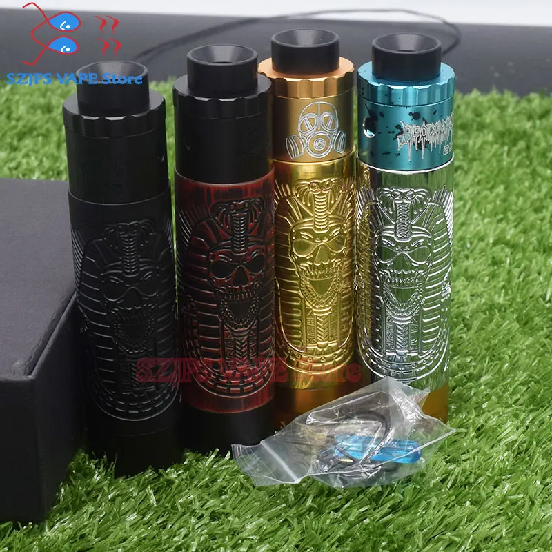 

electronic cigarette Mech Mod pharaoh Mech Mod thin piece with Apocalypse 2518650 battery 26mm diameter vaporizer vs Tesla Punk