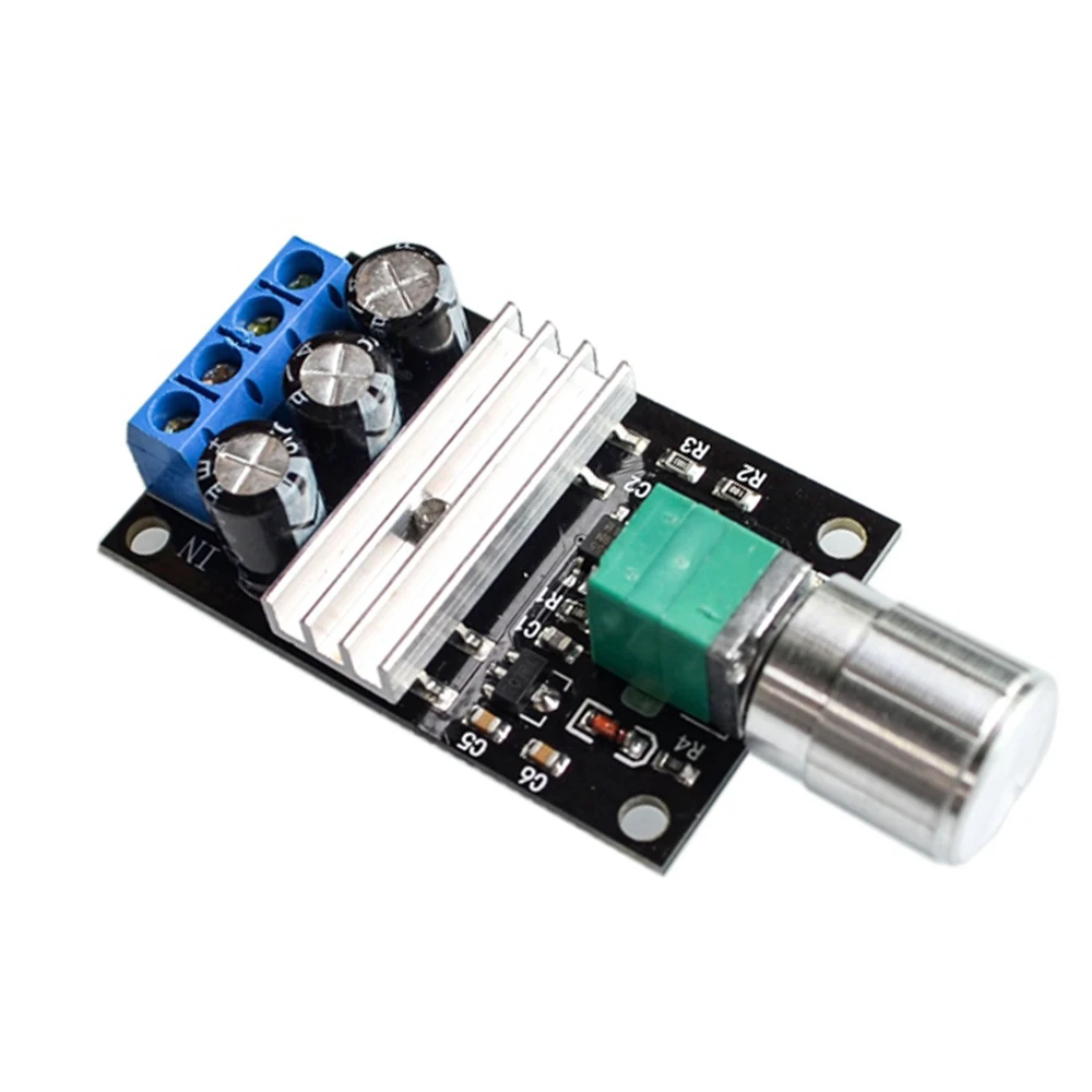 

DC 6V 12V 24V 28VDC 3A 80W PWM Motor Speed Controller Regulator Adjustable Variable Speed Control With Potentiometer Switch