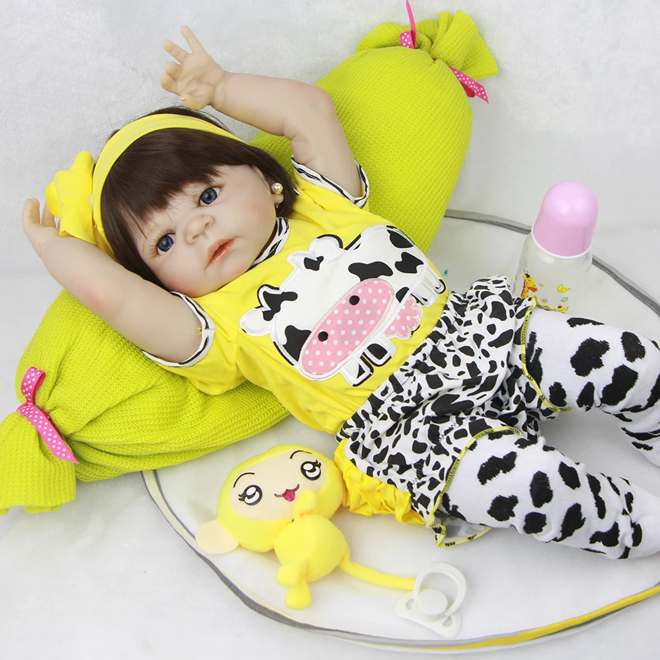 23 Lifelike Reborn font b Baby b font Dolls White Skin font b Babies b font