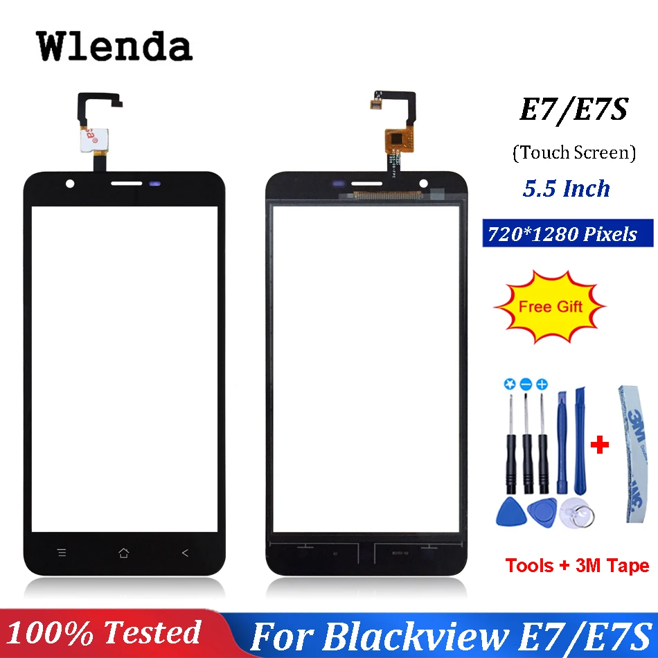 

Touch Screen For Blackview E7 Touch sensor Panel Glass Digitizer Screen For Blackview E7S Touchscreen Without LCD