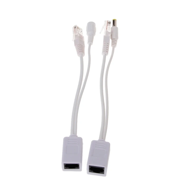 RJ45 Инжектор POE разделитель адаптер кабель комплект Пассивный Power Over Ethernet 12