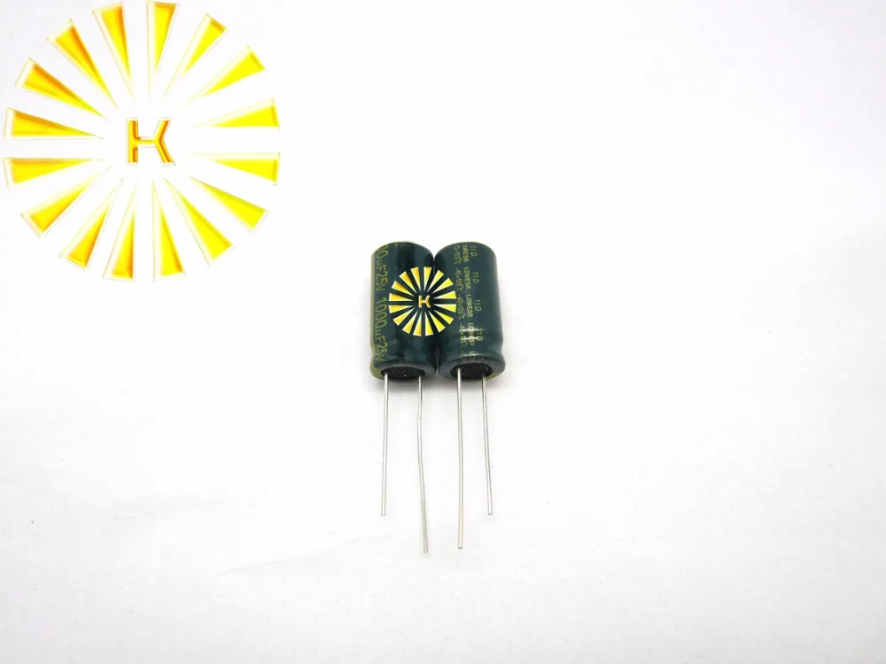 200 шт. X 100% новый 1000 мкФ 25V 10X20 низкий ESR алюминиевый электролитический конденсатор |