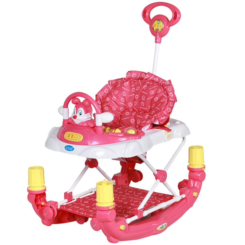

BBH 3290E baby walker multi-function with music variable rocking horse children 8 wheels multi-function anti-rollover