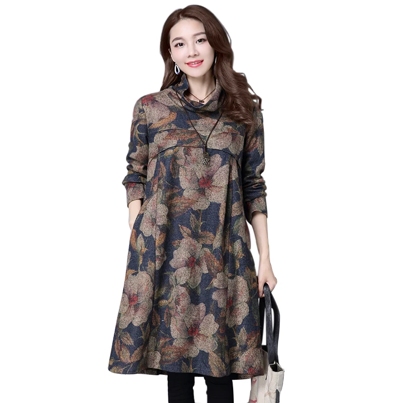 big clothing 2016 autumn winters big yards dress s clothing woolen cloth national style big clothing 2016 autumn winters big yards dress s clothing woolen cloth national style