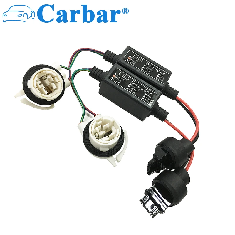 

Car Accessories 3156A LED Decoder Canceller - Eliminates Error Signal Messgages For Tail Llights, Reverse Lights, Turn Signals