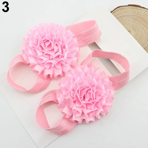 2 шт. сандалии с лентами и цветами обувь открытым носком 6IK4 7FRF 9BN5|ribbon flower|shoes flowershoes
