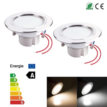 

Durable Round Downlight 220V 5W LED Ceiling Round Recessed Lamp Waterproof LED Spot Light For Bathroom Kitchen Bedroom #72167