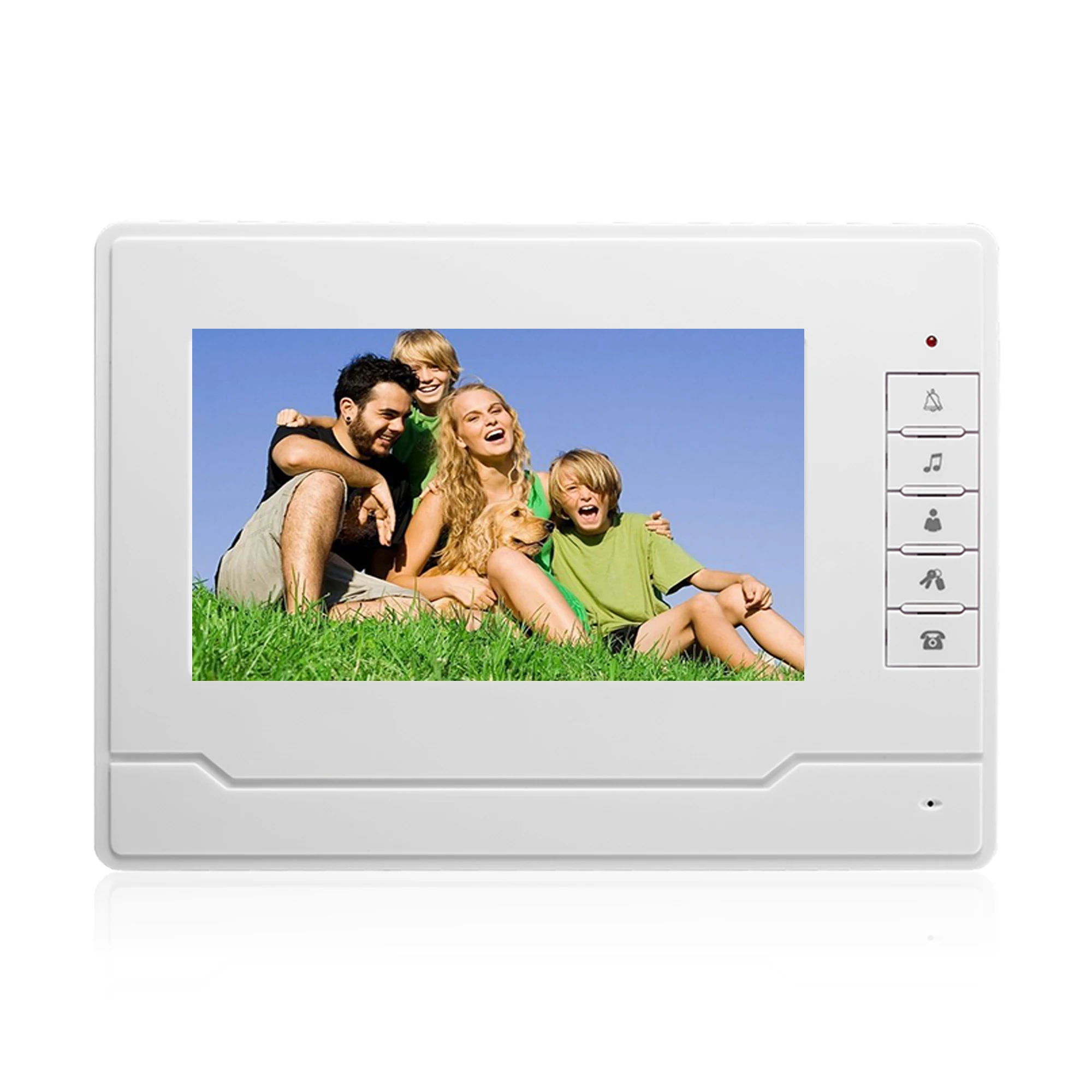 7 ''TFT LCD проводной видеодомофон визуальный Громкая связь система с
