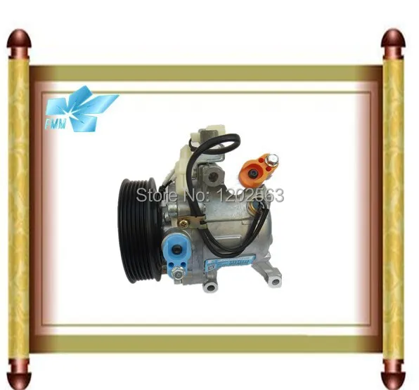 auto air conditioner 12v mini ac compressor pv6 for myvi O7C spare parts-in A/C Compressor
