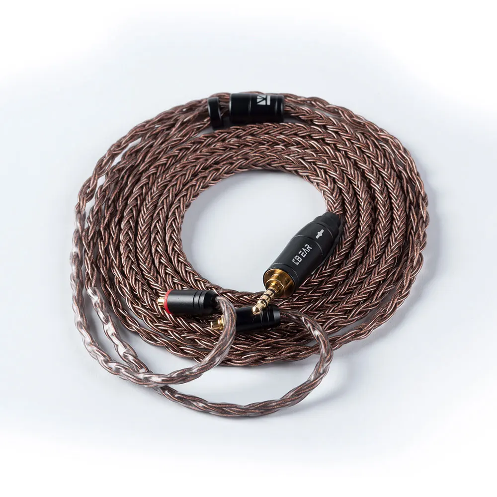 Conector para kz 4.4mm com Mmcx Kbear Núcleo Atualizado Cobre Puro Equilibrado Cabo 2.5 - 3.5 2pin Qdc Zs10 Pro Zsx C12 Blon Bl-03 16 - Image 3