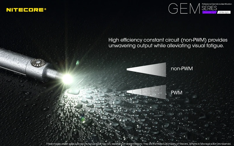 Nitecore GEM SERIES Professional Gemstone Identification Flashlight with Ultraviolet Light  White Light (20)