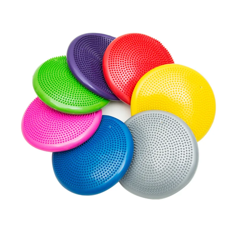 

Inflated Stability Wobble Cushion, Balance Disc Trainer 13" Diameter for Workout, Therapy, Fitness and Home Training Equipment