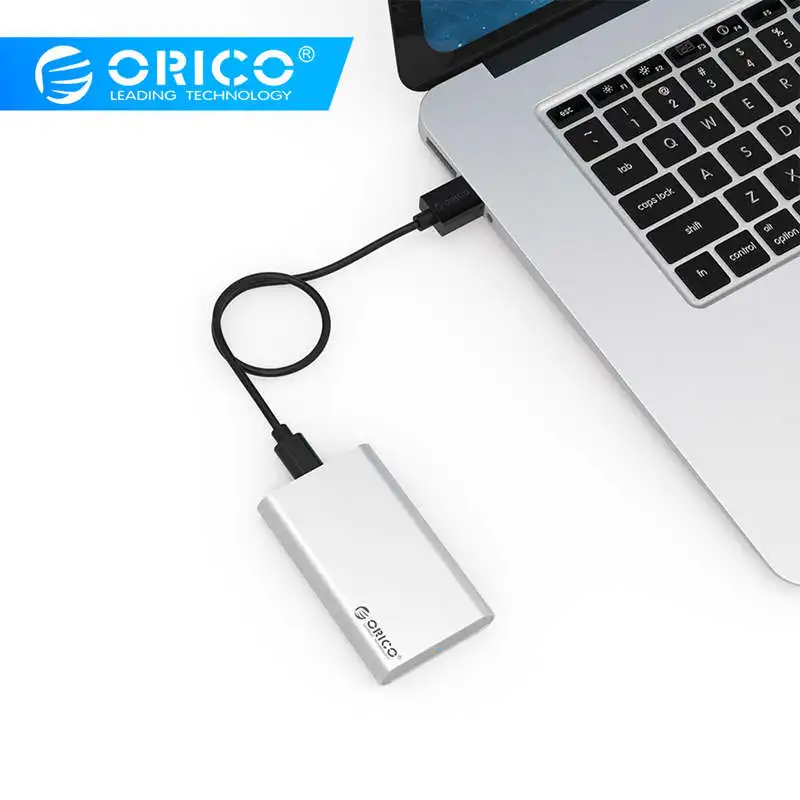 Orico 1,8 дюйма алюминиевый мини Msata Ssd корпус Hdd чехол type-C 5 Гбит/с высокоскоростной винт фиксирующий Жесткий драйвер внешний накопитель Bo
