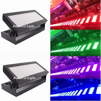 

2pcs LED Floor Strobe Light RGB dmx strobe wall washer light 1080x200mw SMD rgb strobe led ip20