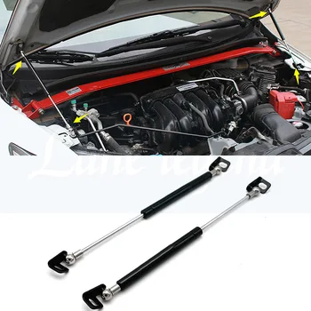 

Car Styling 2PCS Hood Cover Hydraulic Rod Strut Rod Telescopic Rod Engine Cover Support For Honda Fit/Jazz 2014 2015 2016-2019