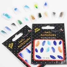 Ongle Art beauté autocollant français ongles Unhas autocollants Designer bricolage Joyeria Adesivos Ongle décalcomanie Pegatinas décorations fournitures(China)