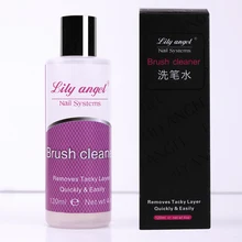 120 мл Nail Art УФ гель польский Кисть Cleaner Liquid, мыть ручки воды, Чистый Инструмент Ногтей Перо и Кисть, Удаляет Липкий Слой Быстро и Легко Z