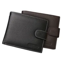 Echtes Leder Brieftasche Männer Clip Rindledermappe Männer 2017 Münze Brieftasche Kleine Kupplungen herren Geldbörse Münzfach Kurze Männer brieftasche