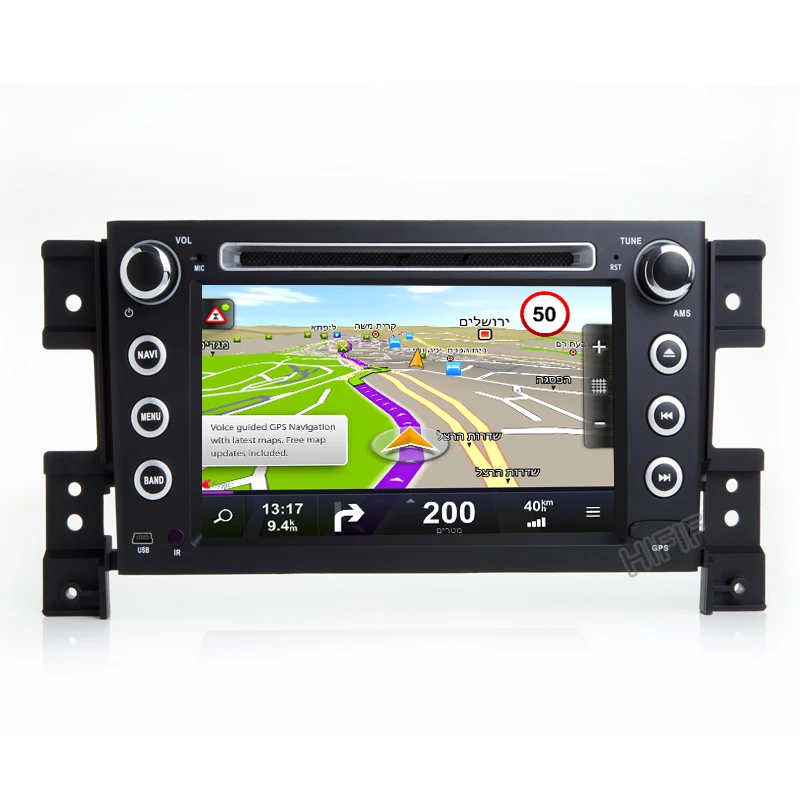 Best Quad Core 7" IPS HD Digital Touch Screen Android 8.1 GPS Stereo Car DVD Player for Suzuki Grand Vitara 2005-2010 2011 2012 2013 11