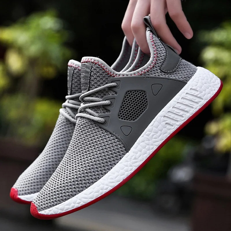 

Fashion Sneaker Male Shoes Adult Breathable Men Casual Shoes Lace Up Footwear Trainers Lightweight Tenis Masculino Men Shoes