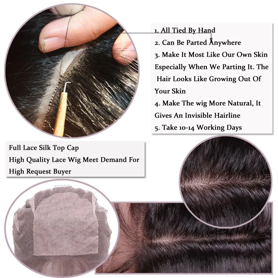 Silk top lace front wigs Clearance