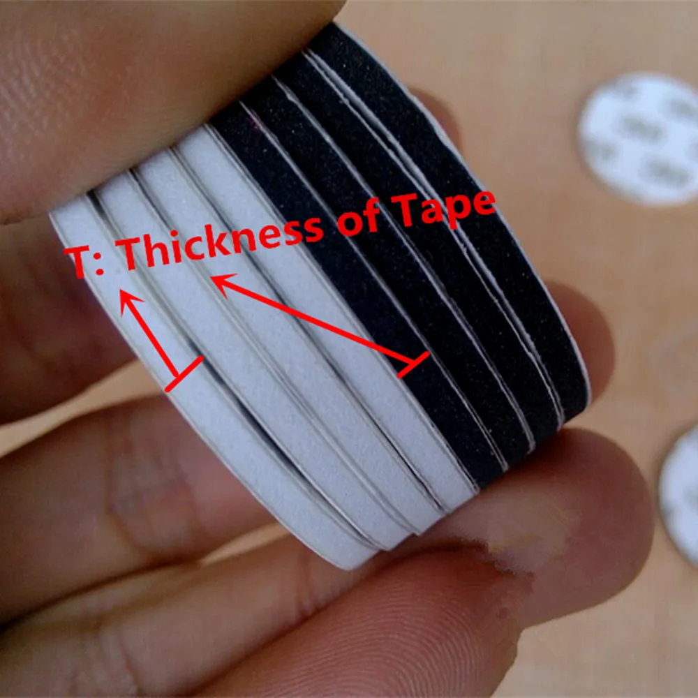 Fita de Espuma de Eva Almofada de Montagem 30mm por Adesivo Rodada Dia. Forte Branco Preto 9080 Adesivos Dupla Face Uso Amplamente 100 Pcs ou 2 Cheap Fita adesiva p escritório