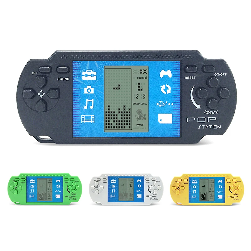 portable tetris game console