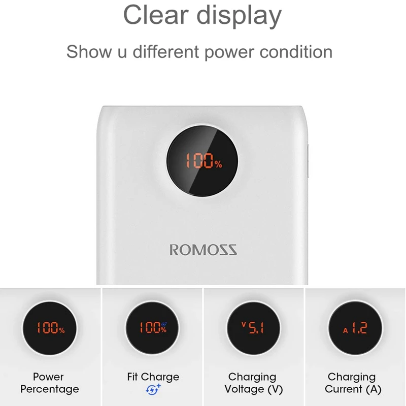 Romoss 20000 mah power Bank PD Quick Charge 3,0 20000 mah power bank QC 3,0 18W 9V 12V для iPhone Xiaomi samsung S10 S9 huawei P10