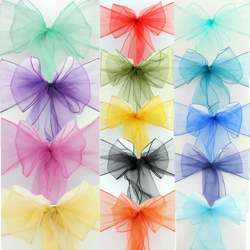 30Pcs-Lot-Wedding-Organza-18-x-275cm-Organza-Chair-Cover-Sashes-Bow-Sash-Wedding-Banquet-Party