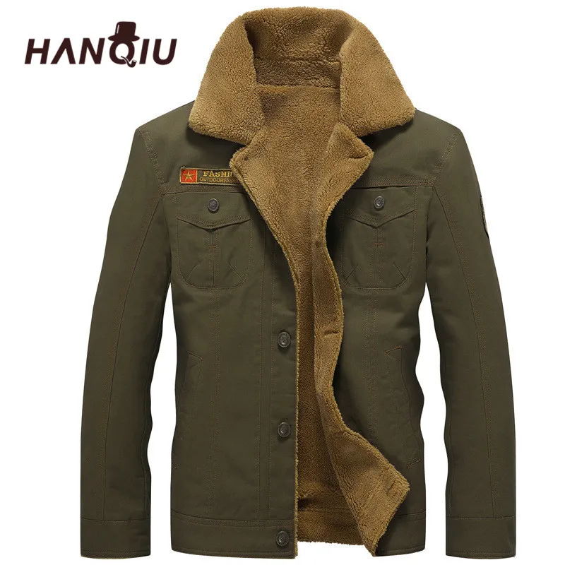  2019 Winter Bomber Jacket Men Air Force Pilot MA1 Jacket Warm Male fur collar Mens Army Tactical Fl