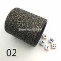 10PCS 12MM High Quality Dice Marbled Transparent Solid Glitter effect in square corners Plastic cube d6 Gambling