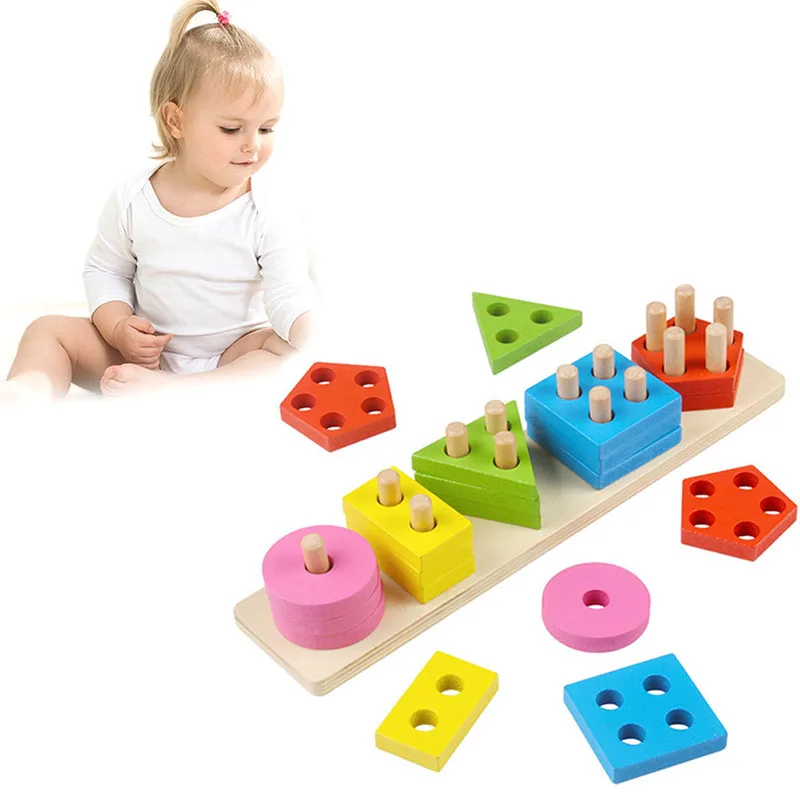 

Wooden Educational Preschool Toddler Toys for Boys Girls Montessori Toy YJS Dropship