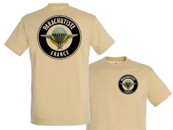 

Tan " Parachutiste France " S - 3Xl Tap Para Tshirt Sable 2019 Summer Style Free Shipping Design Printing Cotton Rock T Shirts