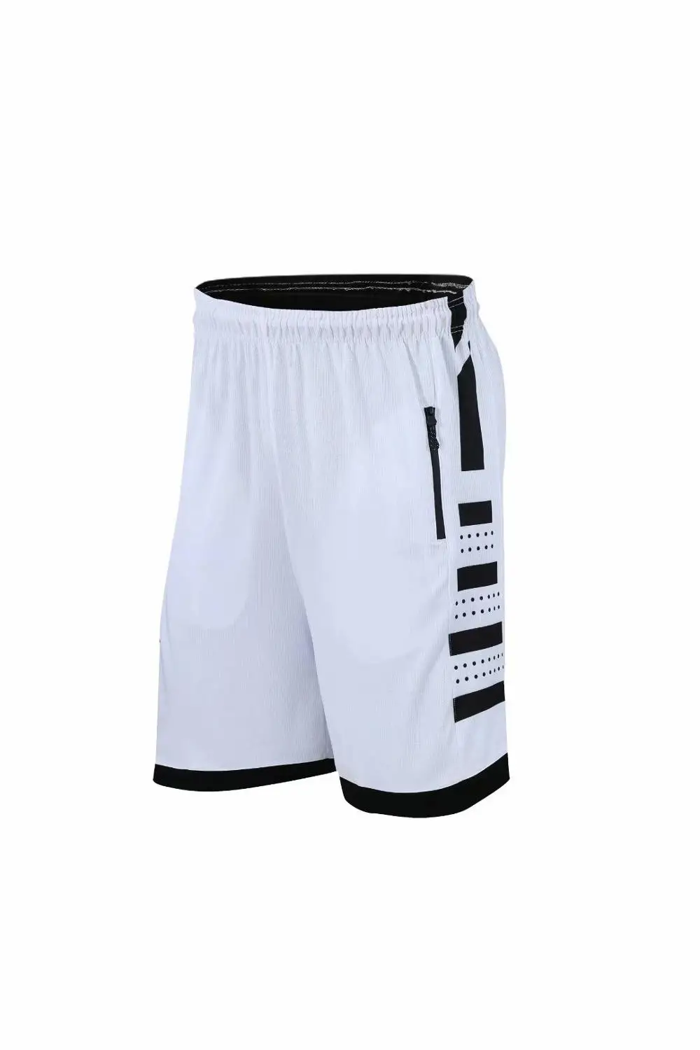 Для мужчин Фитнес сжатия Спортивные шорты пропускающие воздух беговые для улицы спортивные мужские шорты для занятия баскетболом свободные пляжные шорты с карманом - Цвет: 305 white