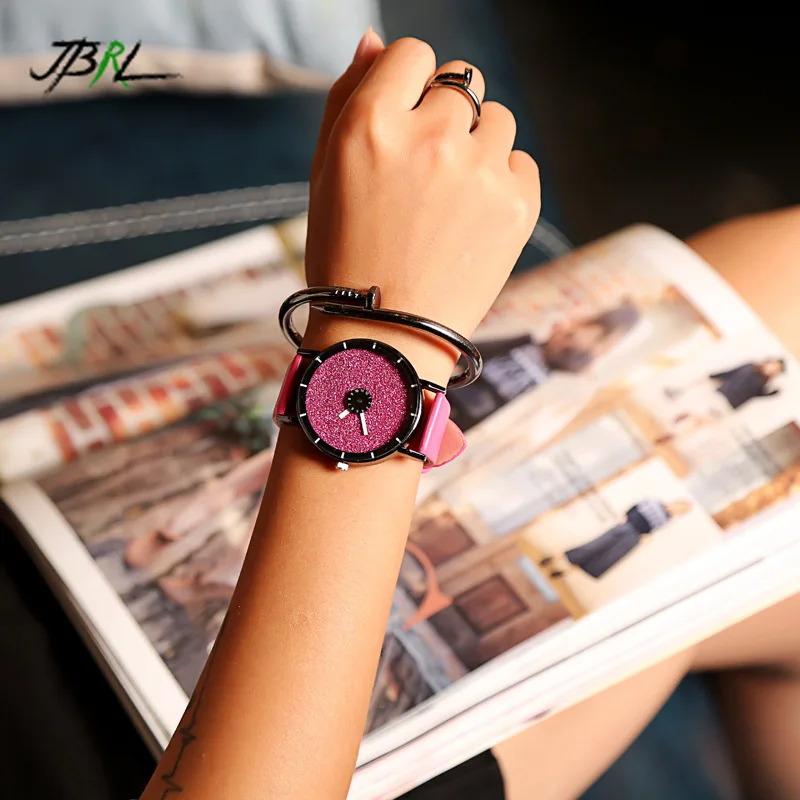 JBRL брендовые простые женские часы кварцевые 2018 модные наручные Montre Femme Relogio