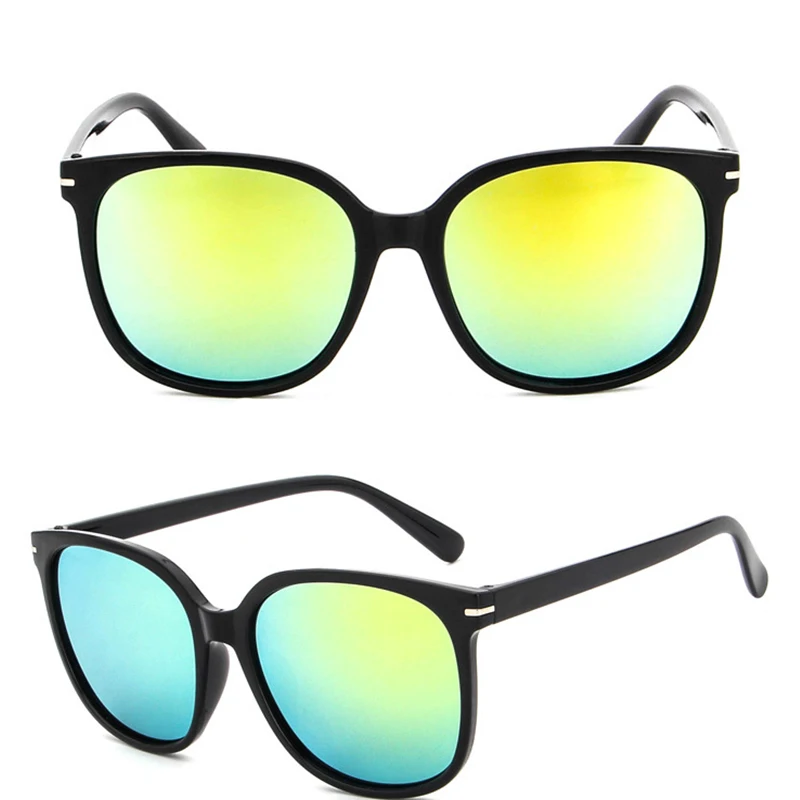 LeonLion очки, Винтажные Солнцезащитные очки для женщин, Топ бренд, дизайнерские Роскошные линзы конфет, женские солнцезащитные очки, уличные пластиковые очки - Цвет линз: Black Gold