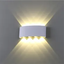 IP65 waterproof 8W LED wall light Die-cast aluminum wall sconce Indoor outdoor LED lighting lamp Wall mounted AC85-265V Input jiawen waterproof ip65 36w rgb led high power wall washer outdoor lighting ac85 265v