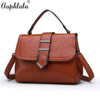 

fashion Women Shoulder Bag Luxury Soft PU Leather women Handbag Vintage Female Messenger Bag 2019 casual Ladies Crossbody Bags