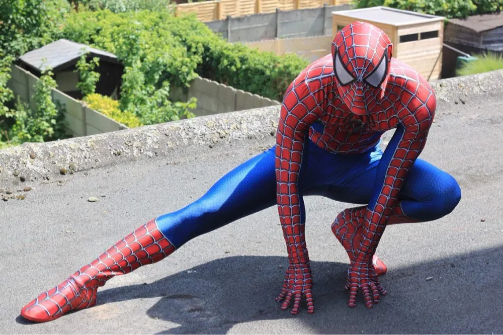 Новый Человек-паук костюм 3D печатных дети взрослых лайкра спандекс Человек-...
