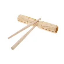 Деревянный ворона эхолот игрушечный музыкальный инструмент два тона отличный материал ударный инструмент изысканные Развивающие детские игрушки