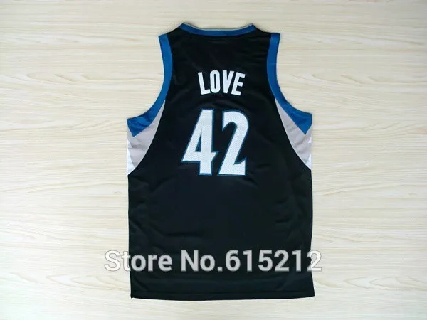 Blue-Free-Shipping-Minnesota-42-Kevin-Love-white-blue-black-Rev-30-Embroidery-Lgos-Basketball-jersey
