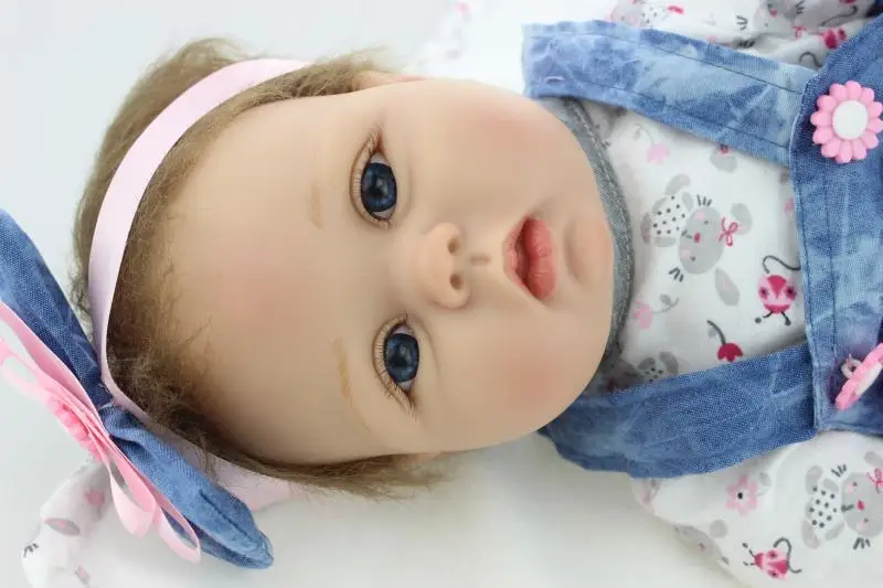 NPKCOLLECTION Бесплатная доставка 55 см reborn baby doll реалистичные, из мягкого силикона винил Настоящее нежное прикосновение baby reborn горячие игрушки