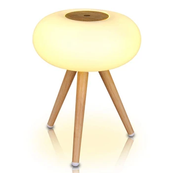 

Gx.Diffuser Led Night Light Usb Cable Rechargeable, Contact Control, Adjustable Light And White And Yellow Warm Light For Bedr