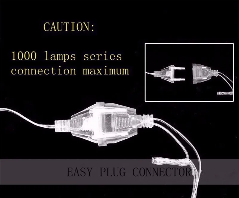 Новогодняя гирлянда снег 10 м 100LED украшения фонари светодиодные строки год для отдыха и вечеринок Свадебные Лампы освещения рождественская елка лампы украшения для праздника новогодние гирлянды год